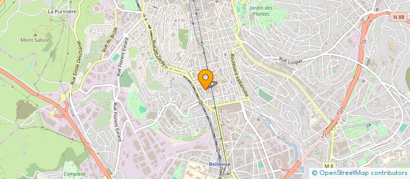 localisation de l'entreprise COPROPRIETE CLAUDE  SAINT-ETIENNE