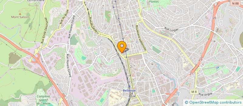 localisation de l'entreprise COPROPRIETE CLAUDE  SAINT-ETIENNE