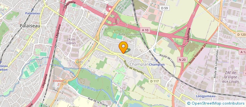 localisation de l'entreprise COPROPRIETE CLOS DE LA COMMANDERIE à LONGJUMEAU