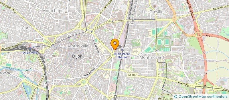 localisation de l'entreprise COPROPRIETE CLOS DETOURBET  DIJON