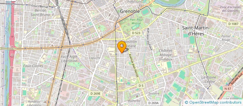 localisation de l'entreprise COPROPRIETE CLOS GERMAIN  GRENOBLE