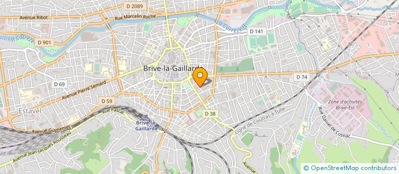 localisation de l'entreprise COPROPRIETE CLOS SAULES  BRIVE-LA-GAILLARDE