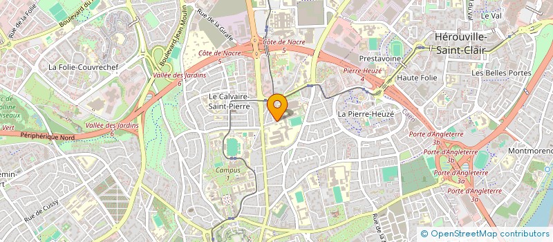localisation de l'entreprise COPROPRIETE COLLEVILLE à CAEN