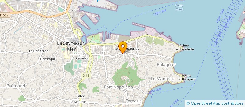 localisation de l'entreprise COPROPRIETE COLLINES DE TAMARIS BT 7 à LA SEYNE-SUR-MER