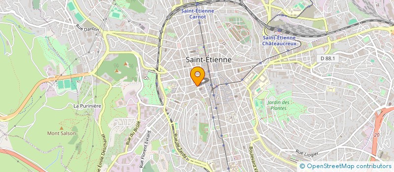 localisation de l'entreprise COPROPRIETE COLOMBET  SAINT-ETIENNE