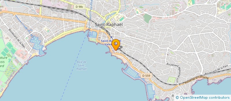 localisation de l'entreprise COPROPRIETE CONCORDE à SAINT-RAPHAEL