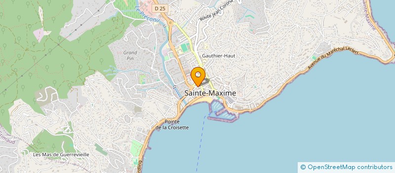 localisation de l'entreprise COPROPRIETE CORALINES à SAINTE-MAXIME