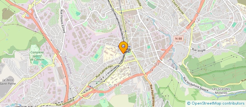 localisation de l'entreprise COPROPRIETE CORSAIRE  SAINT-ETIENNE