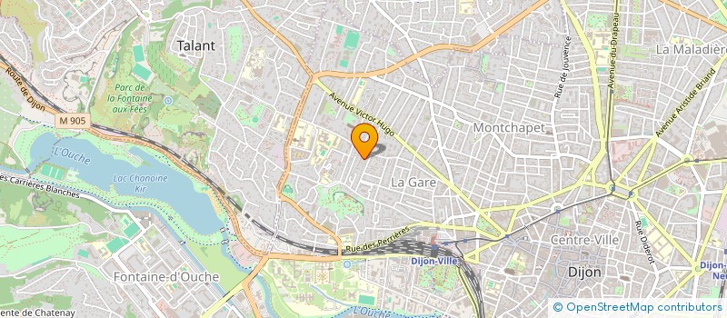 localisation de l'entreprise COPROPRIETE COTTAGE C  DIJON