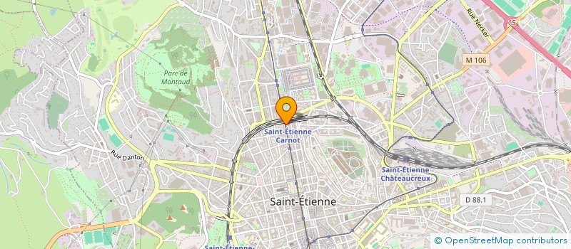 localisation de l'entreprise COPROPRIETE COULARD HENRI  SAINT-ETIENNE