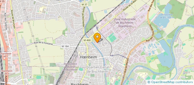 localisation de l'entreprise COPROPRIETE COUR ECRIVAINS  HNHEIM