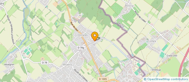 localisation de l'entreprise COPROPRIETE COUR ET JARDIN à FERNEY-VOLTAIRE