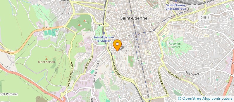 localisation de l'entreprise COPROPRIETE COUTURIER  SAINT-ETIENNE