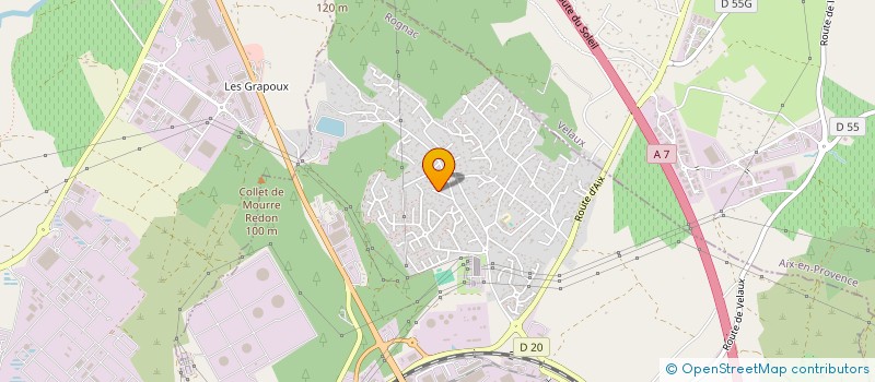 localisation de l'entreprise COPROPRIETE CTRE COMMERCIAL BARJAQUETS  ROGNAC