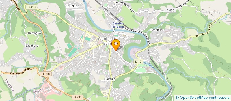 localisation de l'entreprise COPROPRIETE CYRANO  CAMBO-LES-BAINS