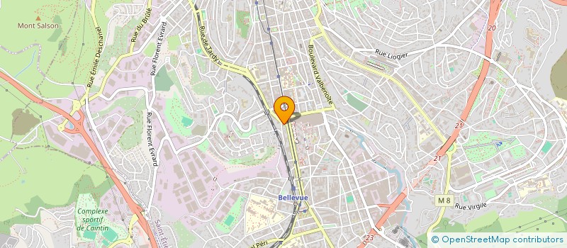 localisation de l'entreprise COPROPRIETE DAGUERRE  SAINT-ETIENNE