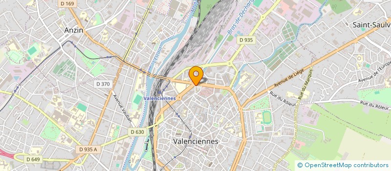 localisation de l'entreprise COPROPRIETE DAVAINE DESVAUX MUS à VALENCIENNES
