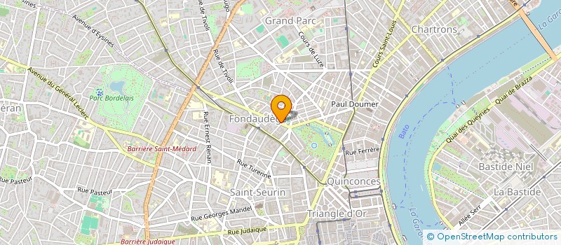 localisation de l'entreprise COPROPRIETE DAVID JOHNSTON  BORDEAUX