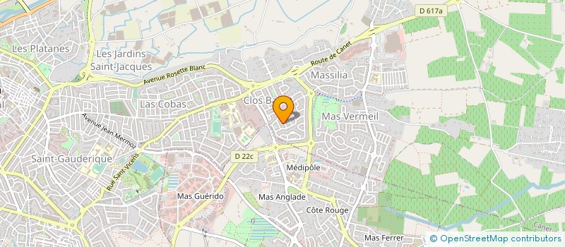 localisation de l'entreprise COPROPRIETE DAVILER  PERPIGNAN