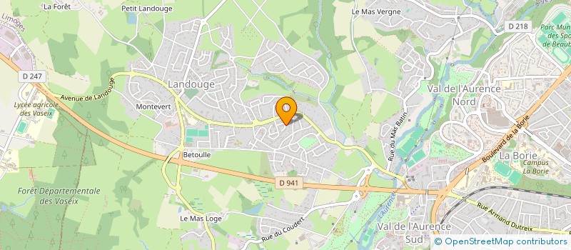 localisation de l'entreprise COPROPRIETE DE CHAMBEAU à LIMOGES