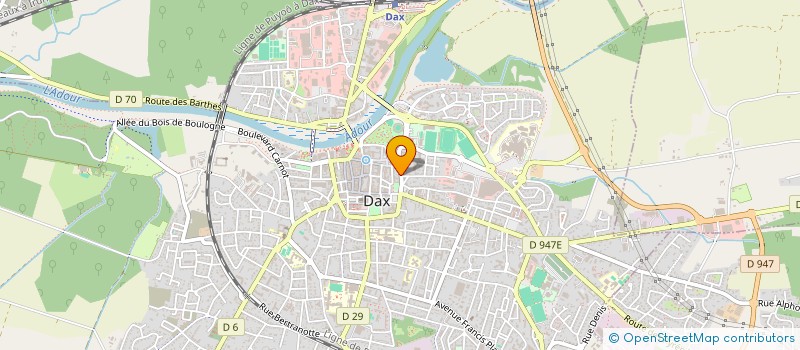 localisation de l'entreprise COPROPRIETE DE DAX  DAX