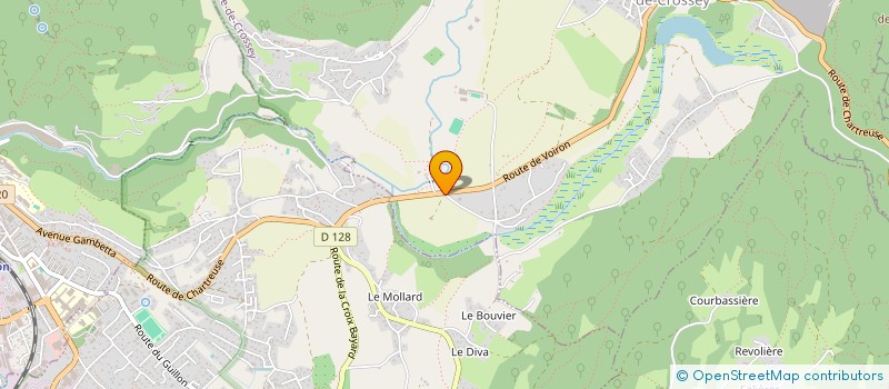 localisation de l'entreprise COPROPRIETE DE L'ETANG DU DAUPHIN  SAINT-ETIENNE-DE-CROSSEY