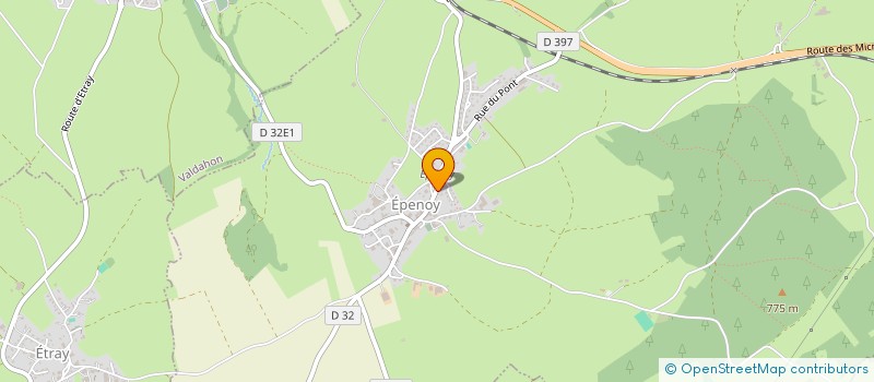 localisation de l'entreprise COPROPRIETE DE L IMMEUBLE L HELVETIE  VALDAHON