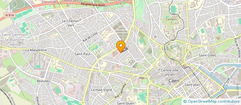 localisation de l'entreprise COPROPRIETE DE LA FRESNAYE à CAEN