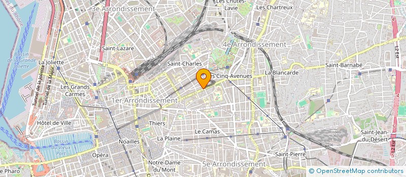 localisation de l'entreprise COPROPRIETE DE LA LIBERATION à MARSEILLE