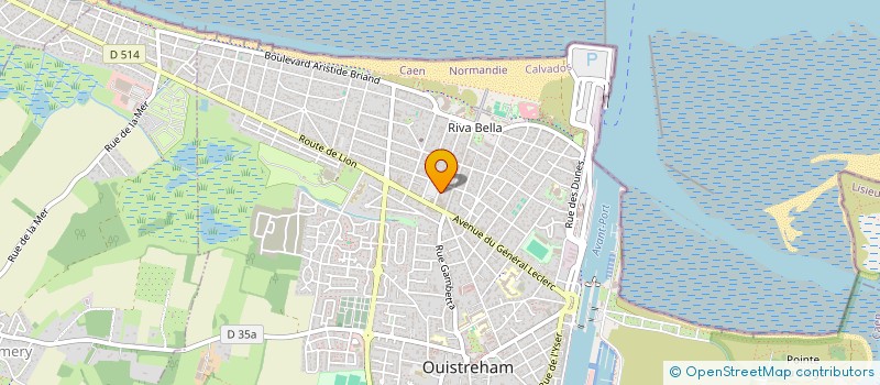 localisation de l'entreprise COPROPRIETE DE LA RESIDENCE DES LYS  OUISTREHAM