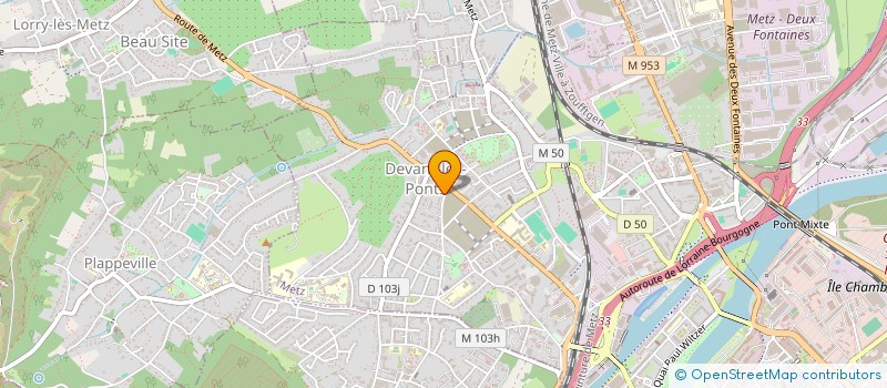 localisation de l'entreprise COPROPRIETE DE LA RONDE  METZ