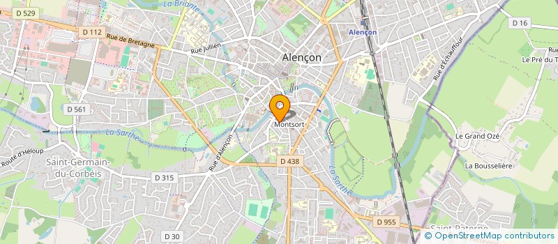 localisation de l'entreprise COPROPRIETE DE LA RUE DU JEUDI à ALENCON