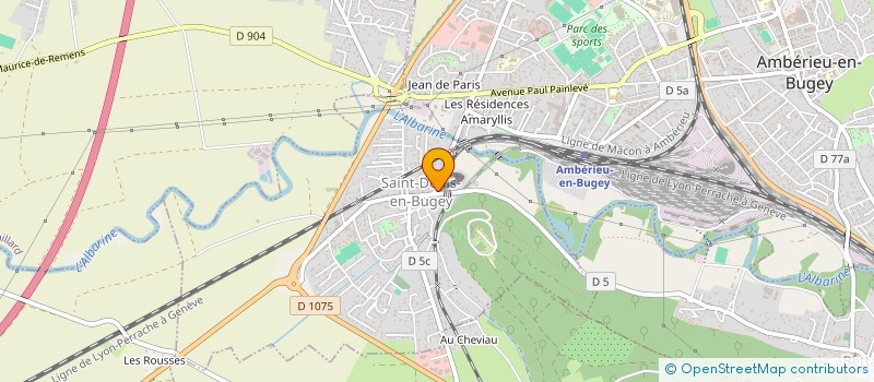 localisation de l'entreprise COPROPRIETE DE LA TOUR  SAINT-DENIS-EN-BUGEY