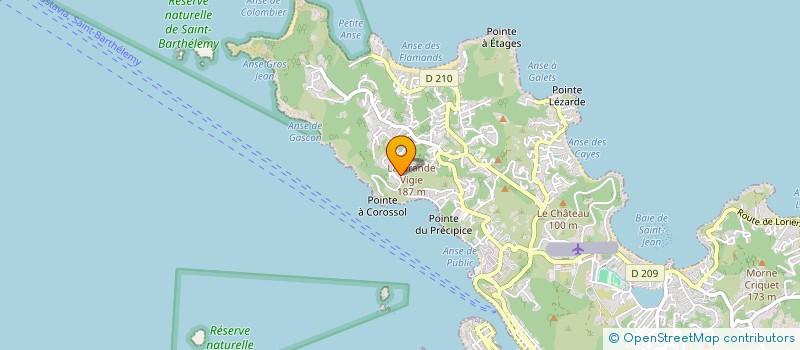 localisation de l'entreprise COPROPRIETE DE NAVIRE PEARL ALLEGRO à SAINT BARTHELEMY