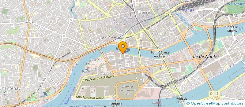 localisation de l'entreprise COPROPRIETE DE NAVIRES LE BIGOUDEN à NANTES