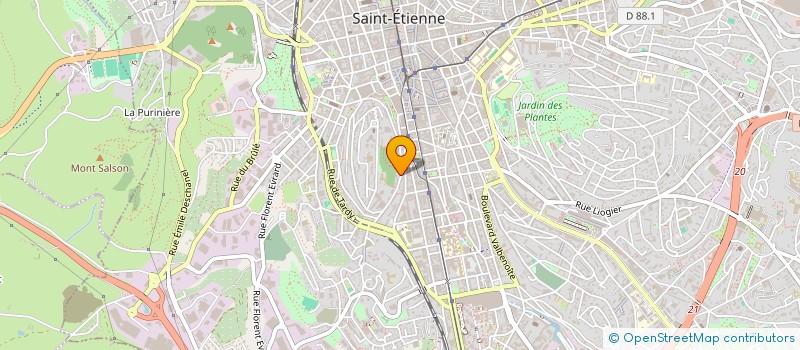 localisation de l'entreprise COPROPRIETE DELAROA  SAINT-ETIENNE