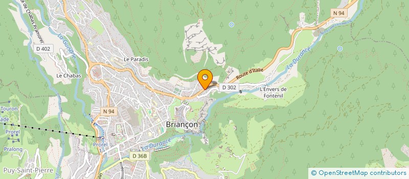 localisation de l'entreprise COPROPRIETE DELPHINIUM  MONTGENEVRE