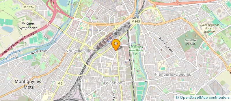 localisation de l'entreprise COPROPRIETE DEMBOUR  METZ