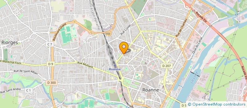 localisation de l'entreprise COPROPRIETE DENIS  ROANNE