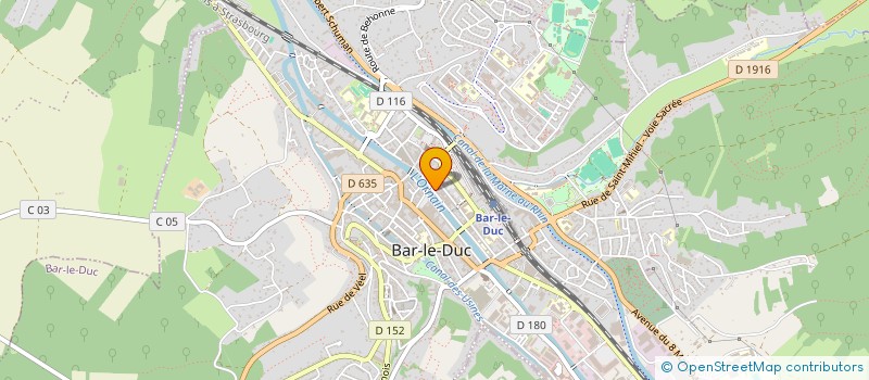 localisation de l'entreprise COPROPRIETE DES 2 BIS ET 3 QUAI CARNOT à BAR-LE-DUC