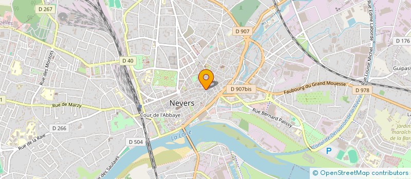 localisation de l'entreprise COPROPRIETE DES 4 VENTS à NEVERS