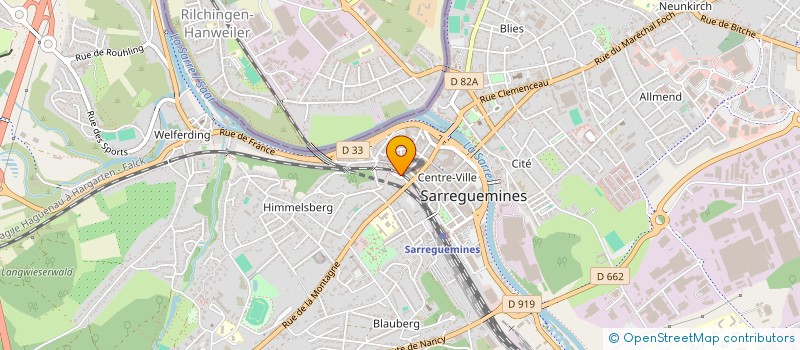 localisation de l'entreprise COPROPRIETE DES CHEVRES à SARREGUEMINES