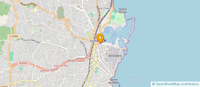 localisation de l'entreprise COPROPRIETE DES FLEURS  ANTIBES