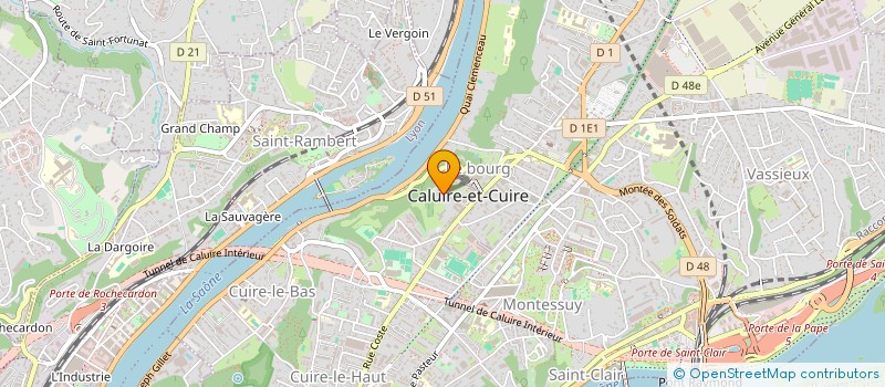 localisation de l'entreprise COPROPRIETE DES FRERES à CALUIRE-ET-CUIRE