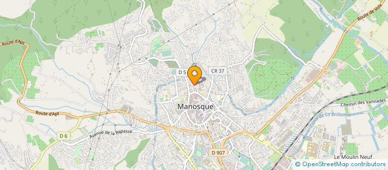 localisation de l'entreprise COPROPRIETE DES GLYCINES à MANOSQUE