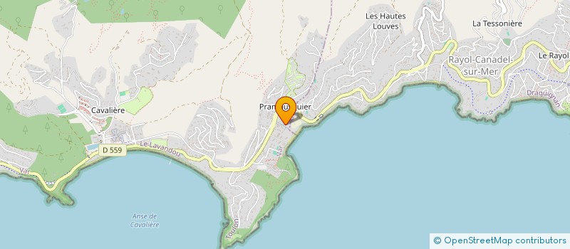 localisation de l'entreprise COPROPRIETE DES ILES à LE LAVANDOU