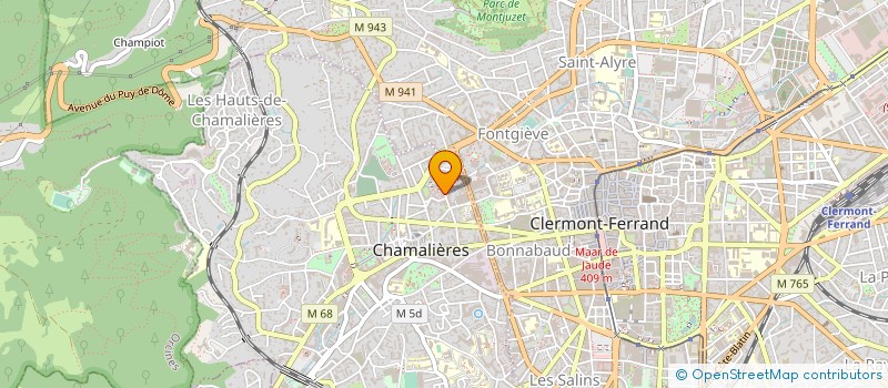 localisation de l'entreprise COPROPRIETE DESAIX  CHAMALIERES