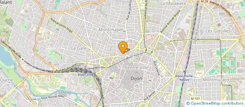 localisation de l'entreprise COPROPRIETE DEVOSGE N 39  DIJON