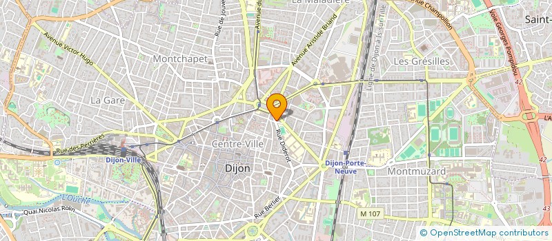 localisation de l'entreprise COPROPRIETE DIDEROT N 12  DIJON