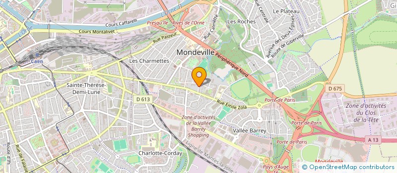 localisation de l'entreprise COPROPRIETE DOMINIQUE  MONDEVILLE